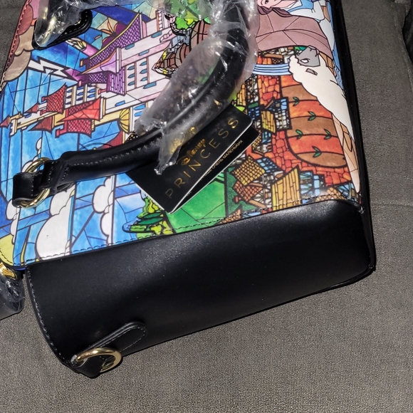 LOUNGEFLY DISNEY BEAUTY AND THE BEAST CROSSBODY - Picture 6 of 11